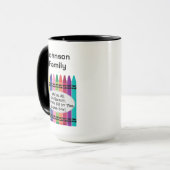 Familientreffen Große Farb-Mug Tasse (Vorderseite Links)