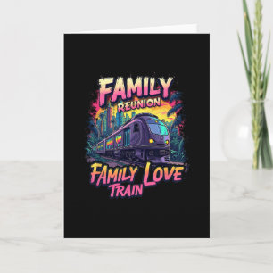 Familientreffen Love Train Team Treffen Reise  Karte