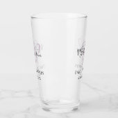 Familientreffen-Monogramm Einfach Glas (Links)