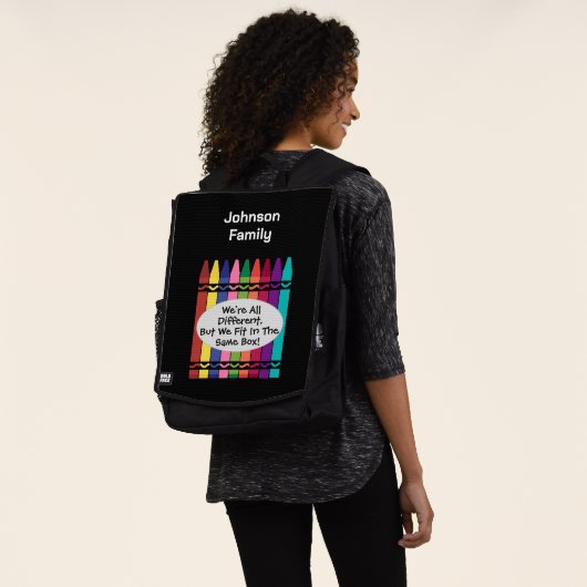Familientreffen-Rucksack mit Schlinge Rucksack (Ausgewaschen)