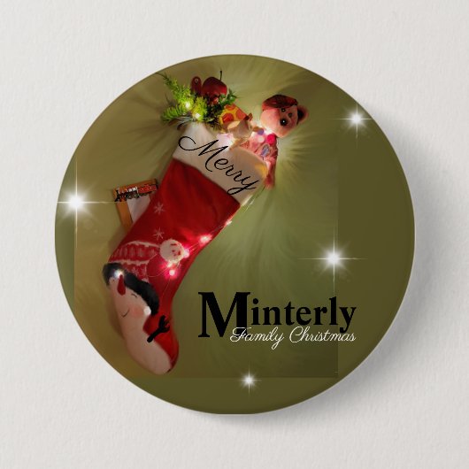 Familientreffen Strumpf Button (Vorderseite)