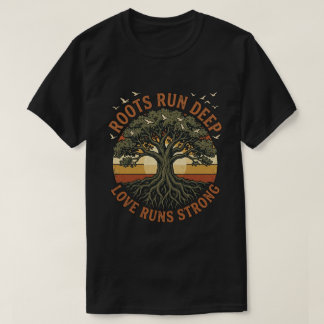 Familientreffen Urlaub Roots Run Deep T-Shirt