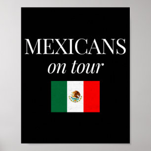 Familientreffen von mexikanischer Herkunft reisend Poster