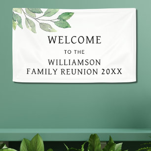 Familientreffen Willkommen Banner