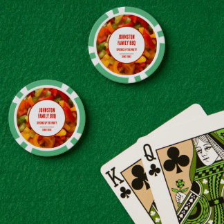 Familientreffen würzt die Party Poker Nacht Pokerchips