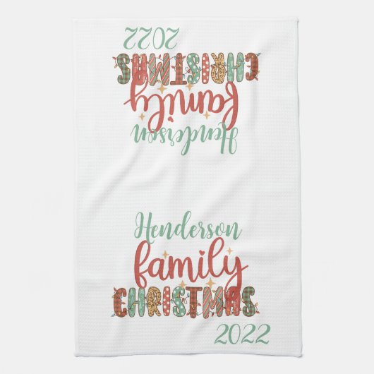 Familientreffpartei Geschirrtuch (Vertikal)