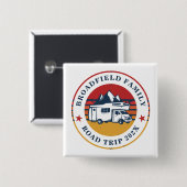 Familientrip RV Road, passend zum benutzerdefinier Button (Vorne & Hinten)