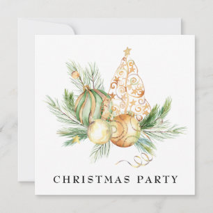 *~* Familienunternehmen AP20 Weihnachtsbäume Party Einladung