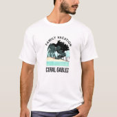 Familienurlaub 2021 Korallengabel Sommer Florida T T-Shirt (Vorderseite)