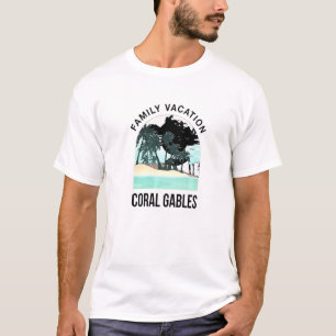 Familienurlaub 2021 Korallengabel Sommer Florida T T-Shirt