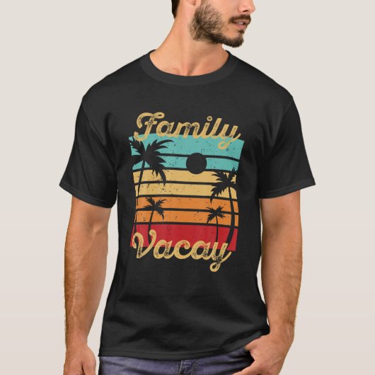 Familienurlaub 2021 Matching Vacation Trip Cruise  T-Shirt (Vorderseite)