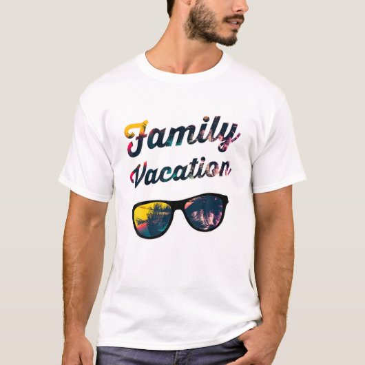 Familienurlaub 2021 Sommer Matching Beach Vacay M T-Shirt (Vorderseite)