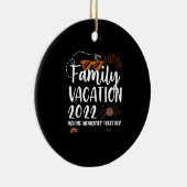 Familienurlaub 2022 Erinnerungen auf Reisen Matchi Keramik Ornament (Rechts)