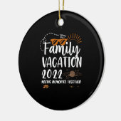 Familienurlaub 2022 Erinnerungen auf Reisen Matchi Keramik Ornament (Links)