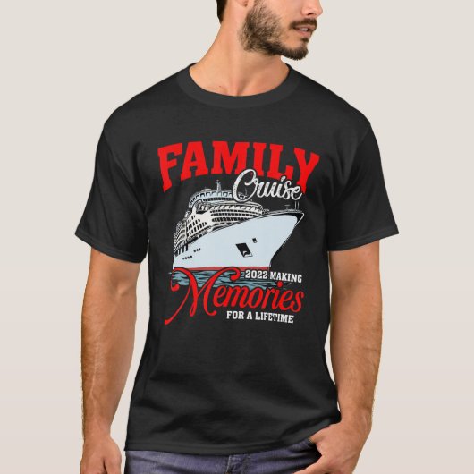 Familienurlaub 2022 Erinnerungen für einen Urlaub T-Shirt (Vorderseite)