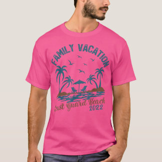 Familienurlaub 2022 Palm Tree Florida Küstenwache T-Shirt