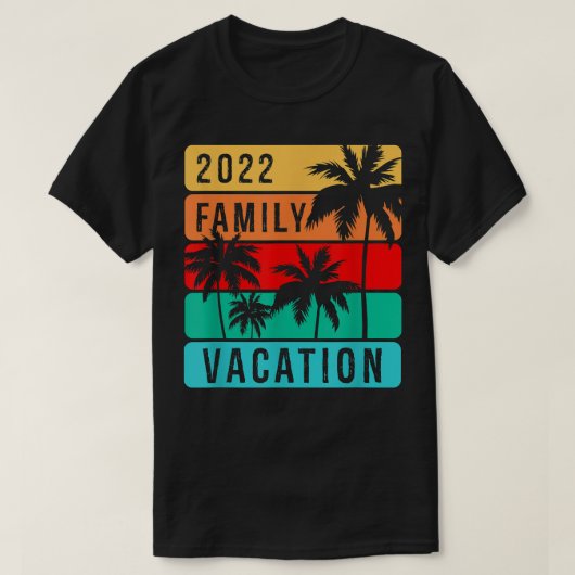 Familienurlaub 2022 T-Shirt (Design vorne)