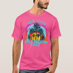 Familienurlaub 2022 Vintage San Diego Kalifornien T-Shirt