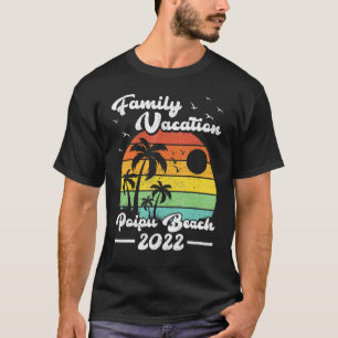 Familienurlaub 2022 Vintager Hawaii Poipu Strand T-Shirt
