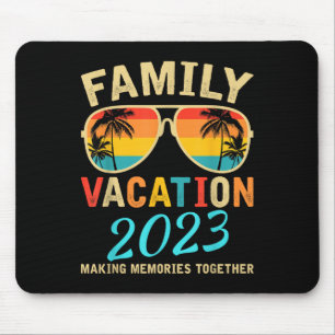 Familienurlaub 2023 Beach Matching Sommerurlaub Mousepad