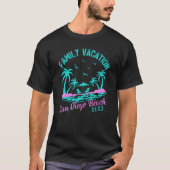 Familienurlaub 2023 California San Diego Beach 1 T-Shirt (Vorderseite)