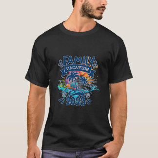Familienurlaub 2023 Erinnerungen zusammenfassen T-Shirt
