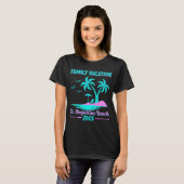 Familienurlaub 2023 Palm Tree Florida St Augustin T-Shirt (Vorne ganz)