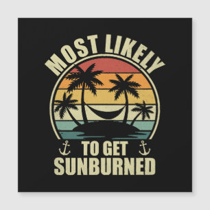 Familienurlaub 2024 Höchstwahrscheinlich Sonnenbra Magnetkarte