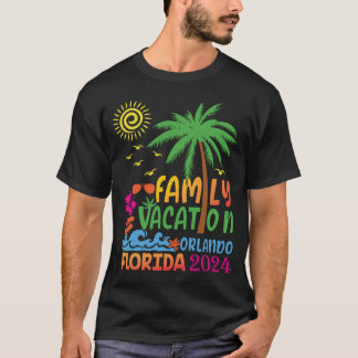 Familienurlaub 2024 Orlando Urlaub Reise 2024 T-Shirt