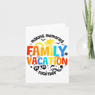 Familienurlaub 2025 Beach Matching Family Sommer Karte
