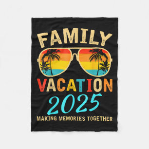 Familienurlaub 2025 Beach Matching Sommerurlaub Fleecedecke