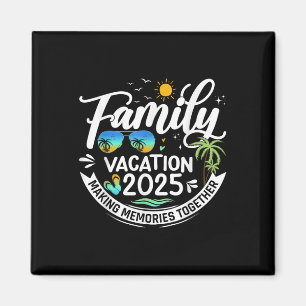 Familienurlaub 2025 Beach Matching Sommerurlaub Magnet