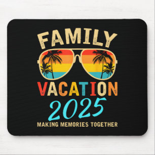 Familienurlaub 2025 Beach Matching Sommerurlaub Mousepad