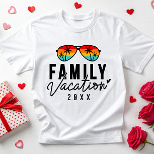 Familienurlaub 2025 Beach Squad Reisesommer T-Shirt