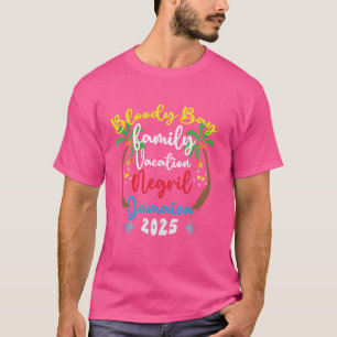 Familienurlaub 2025 Bloody Bay Beach Negril Sommer T-Shirt