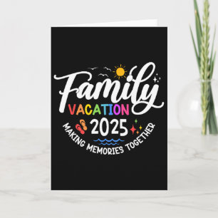 Familienurlaub 2025 Gemeinsam Erinnerungen Schaffe Karte