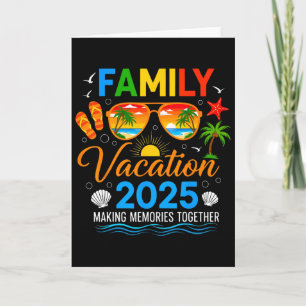 Familienurlaub 2025 Gemeinsame Erinnerungen Gruppe Karte