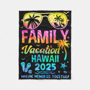 Familienurlaub 2025 Hawaii Matching Erinnerungen T Fleecedecke