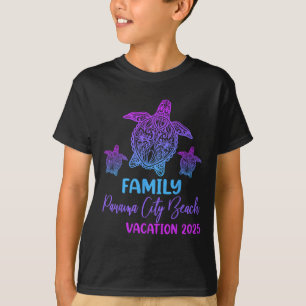 Familienurlaub 2025 Meeresschildkröte Florida Pana T-Shirt