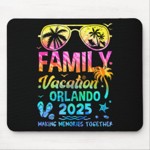 Familienurlaub 2025 Orlando Matching Erinnerungen Mousepad