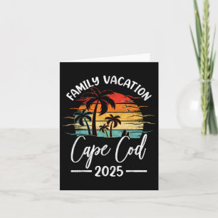 Familienurlaub 2025 Vintage Machusetts Cape Cod B Karte