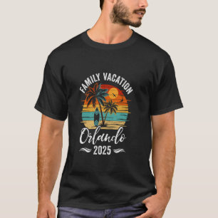 Familienurlaub 2025 Vintage Orlando Sommer Matchi T-Shirt