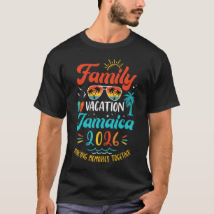 Familienurlaub 2026 Jamaika passende Sommerferien T-Shirt