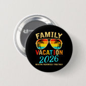 Familienurlaub 2026 Strand passend Sommer Button (Vorne & Hinten)