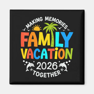 Familienurlaub 2026 Strand passende Familie Sommer Magnet