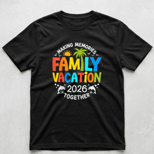 Familienurlaub 2026 Strand passende Familie Sommer T-Shirt