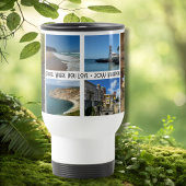 Familienurlaub 6 Foto Collage Fun Custom Reisebecher