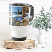 Familienurlaub 6 Foto Collage Fun Custom Reisebecher