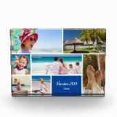 Familienurlaub 7 Foto Keepake, blau (Vorderseite)