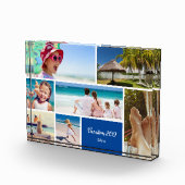 Familienurlaub 7 Foto Keepake, blau (Rechts)